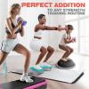 Yes4All Neoprene Coated Dumbbell Hand Weight Sets of 2 – Multiple Weight Options with 15 Colors, Anti-roll, Anti-Slip, Hexagon Shape(H. Dark Red – 9lbs – Pair)