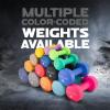 Yes4All Neoprene Coated Dumbbell Hand Weight Sets of 2 – Multiple Weight Options with 15 Colors, Anti-roll, Anti-Slip, Hexagon Shape(I. Black – 10lbs – Pair)