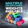 Yes4All Neoprene Coated Dumbbell Hand Weight Sets of 2 – Multiple Weight Options with 15 Colors, Anti-roll, Anti-Slip, Hexagon Shape(L. Light Blue – 14lbs – Pair)