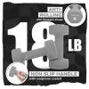 Yes4All Neoprene Coated Dumbbell Hand Weight Sets of 2 – Multiple Weight Options with 15 Colors, Anti-roll, Anti-Slip, Hexagon Shape(N. Gray – 18lbs – Pair)
