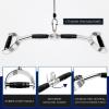 Yes4All Neutral Paddle Grip LAT Pull Down Bar, Range of Motion Spreader Handle Cable Attachments(Press Down Bar 27 Inches)