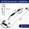 Yes4All Neutral Paddle Grip LAT Pull Down Bar, Range of Motion Spreader Handle Cable Attachments(Press Down Bar 27 Inches)
