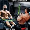 Yes4All Neutral Paddle Grip LAT Pull Down Bar, Range of Motion Spreader Handle Cable Attachments(Spreader Bar Attachment)