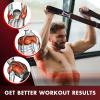 Yes4All Neutral Paddle Grip LAT Pull Down Bar, Range of Motion Spreader Handle Cable Attachments(Tricep Strap Extension)