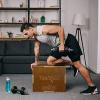 Yes4All Plyo Box, 3-in-1 Wooden Box Jumps for Home Gym, 450 lbs Boxes Step Up with Smooth Edges & Wide Built-in Handles for Jumping, Strength Training, Lunges, Squats, Dips(B. Wood – Espresso)