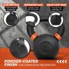 Yes4All Powder Coated Kettlebell, Cast Iron Core Kettlebells with Non-Slip Handle & Flat Bottom for Conditioning, Heavy Duty for Strength Training, 9lb to 71lb – Single & Pair(Orange)