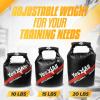 Yes4All Powder Coated Kettlebell, Cast Iron Core Kettlebells with Non-Slip Handle & Flat Bottom for Conditioning, Heavy Duty for Strength Training, 9lb to 71lb – Single & Pair(Sandbag)