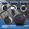 Yes4All Powder Coated Kettlebell, Cast Iron Core Kettlebells with Non-Slip Handle & Flat Bottom for Conditioning, Heavy Duty for Strength Training, 9lb to 71lb – Single & Pair(Blue)