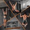Yes4All Pull Up Bar Wall Mounted – Multifunctional Wall Mounted Pull Up Bar for Home Gym Workout Strength Training Equipment(A. Standard – Black)