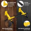 Yes4All Pull Up Bar Wall Mounted – Multifunctional Wall Mounted Pull Up Bar for Home Gym Workout Strength Training Equipment(B. Standard – Orange)