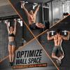 Yes4All Pull Up Bar Wall Mounted – Multifunctional Wall Mounted Pull Up Bar for Home Gym Workout Strength Training Equipment(C. Standard – White)