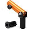 Yes4All T-Bar Row Plate Post Insert Landmine Attachment – Fit 1″ & 2” Olympic Bars – Full 360° Swivel & Easy to Install(B.Orange T-bar Row Insert)