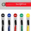 Yes4All Total Body Workout Weighted Bar, Resistance Band Bar, Racks for Strength Training, Exercise Bar for Yoga in Home and Gym – Single/Combo(M. 8lbs bar + 5 resistance bands)