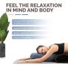 Yes4All Triple-Layer Sponge Yoga Bolster Pillow for Restorative Yoga & Meditation – Versatile Yoga Support Pillow, Balance & Poses Modification(A. Blue)