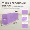 Yes4All Triple-Layer Sponge Yoga Bolster Pillow for Restorative Yoga & Meditation – Versatile Yoga Support Pillow, Balance & Poses Modification(D. Purple)