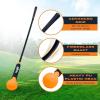Yes4All Wall Ball, Soft Leather Weighted Iron Sand Ball for Dynamic Multifunctional Exercise, 6 LB – 30 LB(B. Orange)