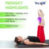 Yes4All Weighted Toning Balls for Exercise, Soft Medicine Balls for Exercise, Pilates, Yoga, Balance, Flexibility, 2-10lbs(A. (2lbs x2) Pair – Blue)