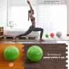 Yes4All Weighted Toning Balls for Exercise, Soft Medicine Balls for Exercise, Pilates, Yoga, Balance, Flexibility, 2-10lbs(E. (8lb x 2) Pair- Purple)