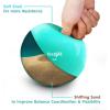 Yes4All Weighted Toning Balls for Exercise, Soft Medicine Balls for Exercise, Pilates, Yoga, Balance, Flexibility, 2-10lbs(G. 3lb – Mint)