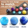 Yes4All Weighted Toning Balls for Exercise, Soft Medicine Balls for Exercise, Pilates, Yoga, Balance, Flexibility, 2-10lbs(K. 8lb – Purple)