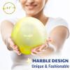 Yes4All Weighted Toning Balls for Exercise, Soft Medicine Balls for Exercise, Pilates, Yoga, Balance, Flexibility, 2-10lbs(L. 9lb – Yellow)