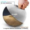 Yes4All Weighted Toning Balls for Exercise, Soft Medicine Balls for Exercise, Pilates, Yoga, Balance, Flexibility, 2-10lbs(M. 10lb – Gray)