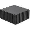 Yes4All 24SQFT-120SQFT Puzzle Exercise Mat for Home Gym, EVA Interlocking Foam Floor Tiles with Border for Workout Equipment(Grey)