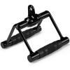 Yes4All Cable Machine Attachment, Double D Handle & Tricep Rope Cable Attachment, Weight Machine Accessories Load 880 LB for Home Gym(E. Double D Handle Black)