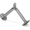 Yes4All Cable Machine Attachment, Row Handles, Tricep Rope, Straight Bar, V Bar, LAT Pulldown Accessories Load 880 LB for Home Gym(E. V Bar – Chrome)