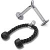 Yes4All Cable Machine Attachment, Row Handles, Tricep Rope, Straight Bar, V Bar, LAT Pulldown Accessories Load 880 LB for Home Gym(F. Tricep Rope + V Bar)