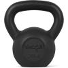 Yes4All Cast Iron Kettlebell, Strength Training Kettlebells 5-80 Lb (5,10,15,20,25,30,35,40,45,50,60,70,80 Lb) for Full Body Workout, Push up, Strength Training – Single & Kettlebell Set of 2 for Men(D.Black 20lbs)