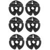 Yes4All Fractional Weight Plates Set, Available In Steel And Rubber, Set of 2/4/6 Plates in 1.25LB, 2.5LB, or 5LB Sizes, Micro Change Plates for Dumbbell and Olympic Barbell Weightlifting(C. 1.25LB x 6pcs (Steel))