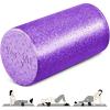 Yes4All High-Density EPP Round Back Roller Foam, Exercise Foam Roller for Yoga, Pilates & Stretching – 12, 18, 24, 36 inch(Purple)