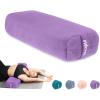 Yes4All Triple-Layer Sponge Yoga Bolster Pillow for Restorative Yoga & Meditation – Versatile Yoga Support Pillow, Balance & Poses Modification(D. Purple)