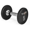 Yes4All Urethane Dumbbell with Anti-Slip Knurled Handle 5-50 LB for Muscle Building – Sold Individually(A. 5 Pounds)