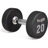 Yes4All Urethane Dumbbell with Anti-Slip Knurled Handle 5-50 LB for Muscle Building – Sold Individually(D. 20 Pounds)