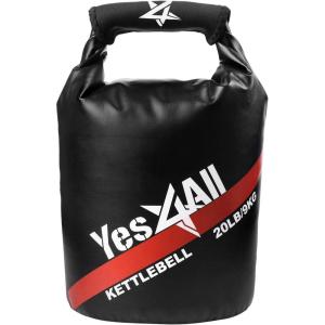 Yes4All Powder Coated Kettlebell, Cast Iron Core Kettlebells with Non-Slip Handle & Flat Bottom for Conditioning, Heavy Duty for Strength Training, 9lb to 71lb – Single & Pair(Sandbag)