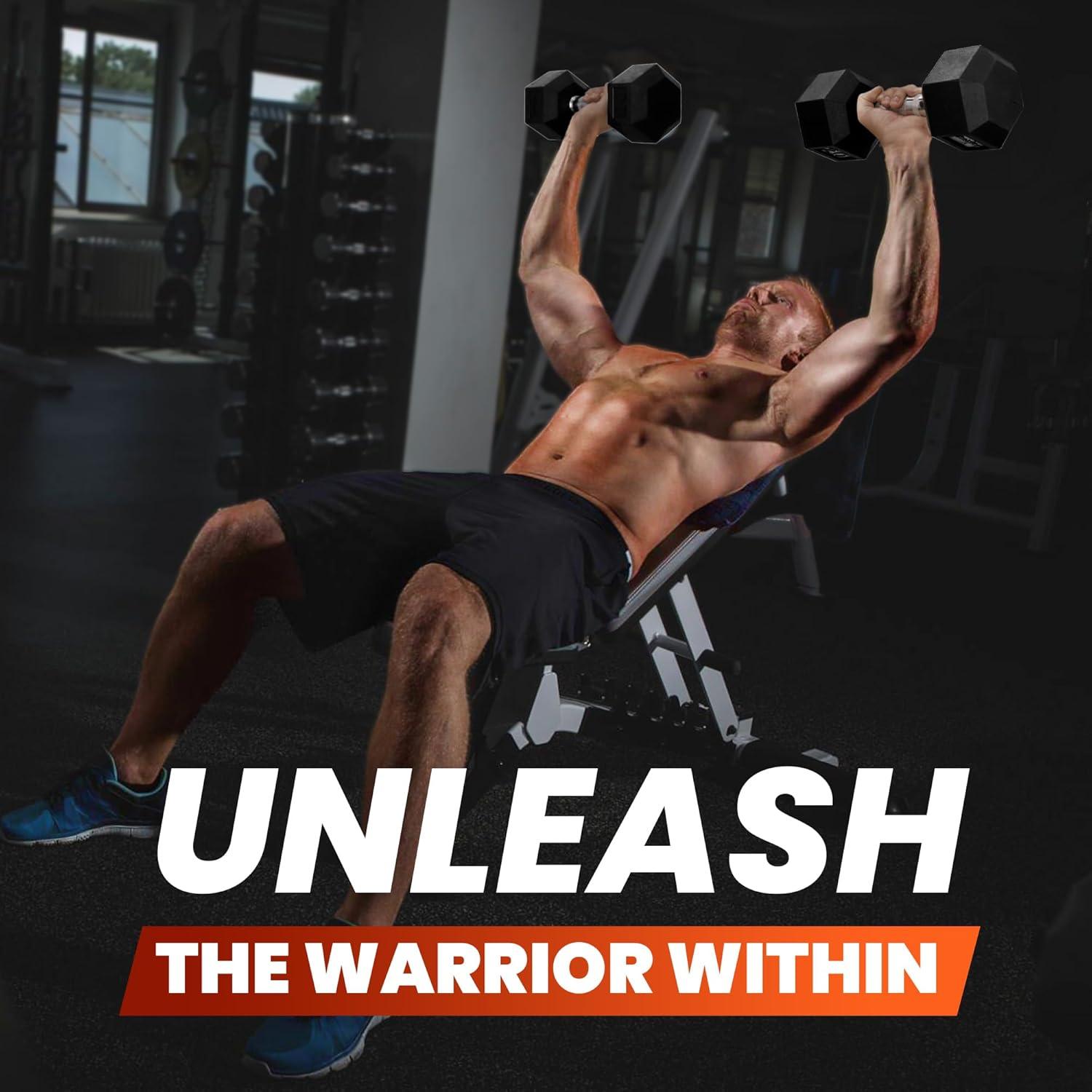 image:imageYes4All Chrome Grip Encased Hex Dumbbells Hand Weights With AntiSlip 1030 LBS Pair