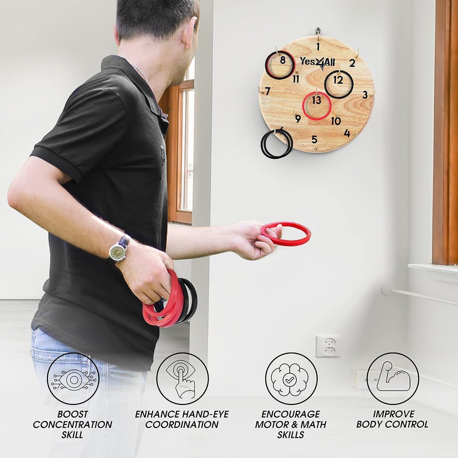 image:imageYes4All Combo Workout Sandbag Black L Ring Toss Shot Ladder