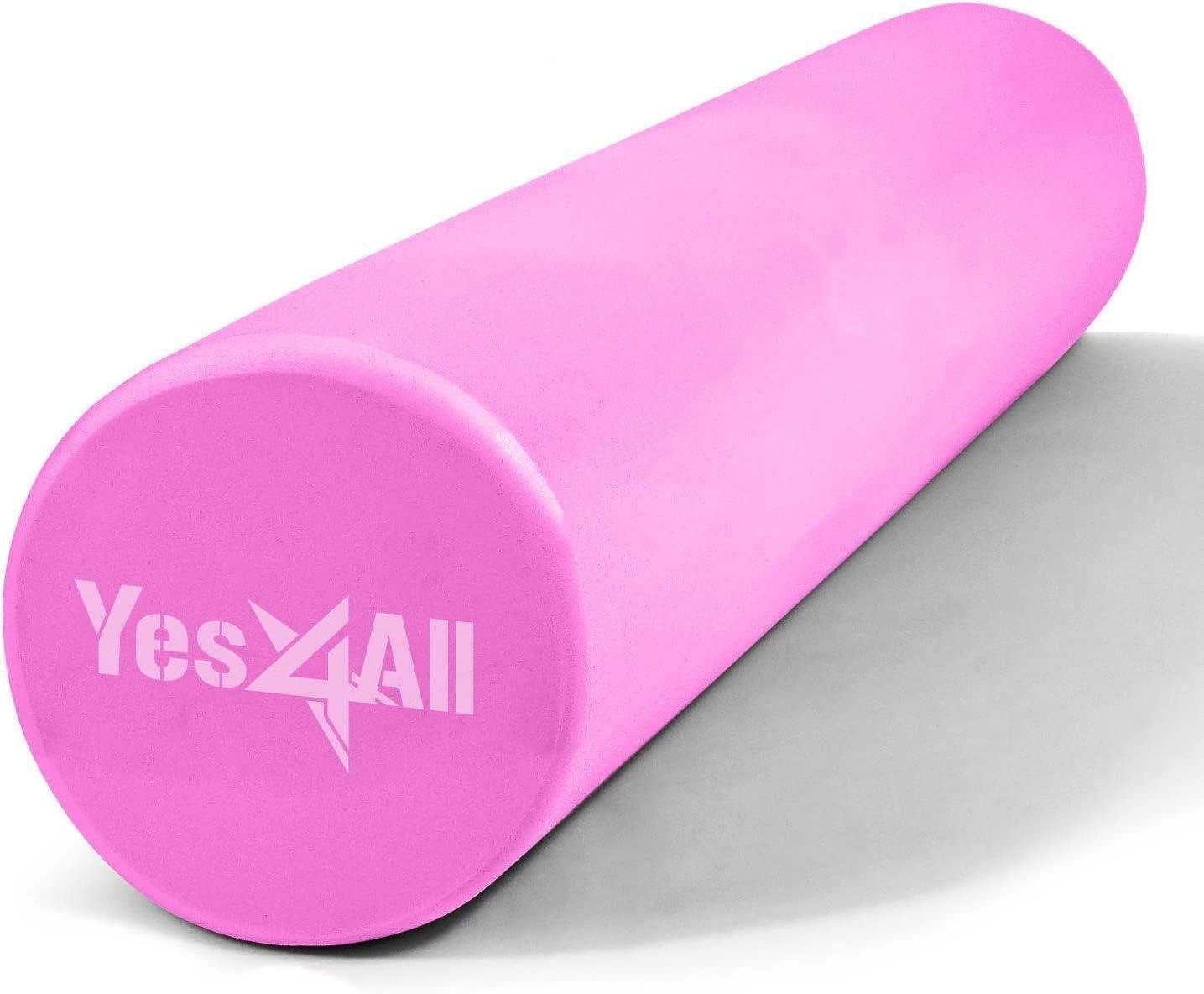 image:imageYes4All EVA Firm Foam Rollers for Yoga amp Pilates Available in 12 18 24 36 inch Yoga Roller for Massage Stretching Core StrengtheningC Violet