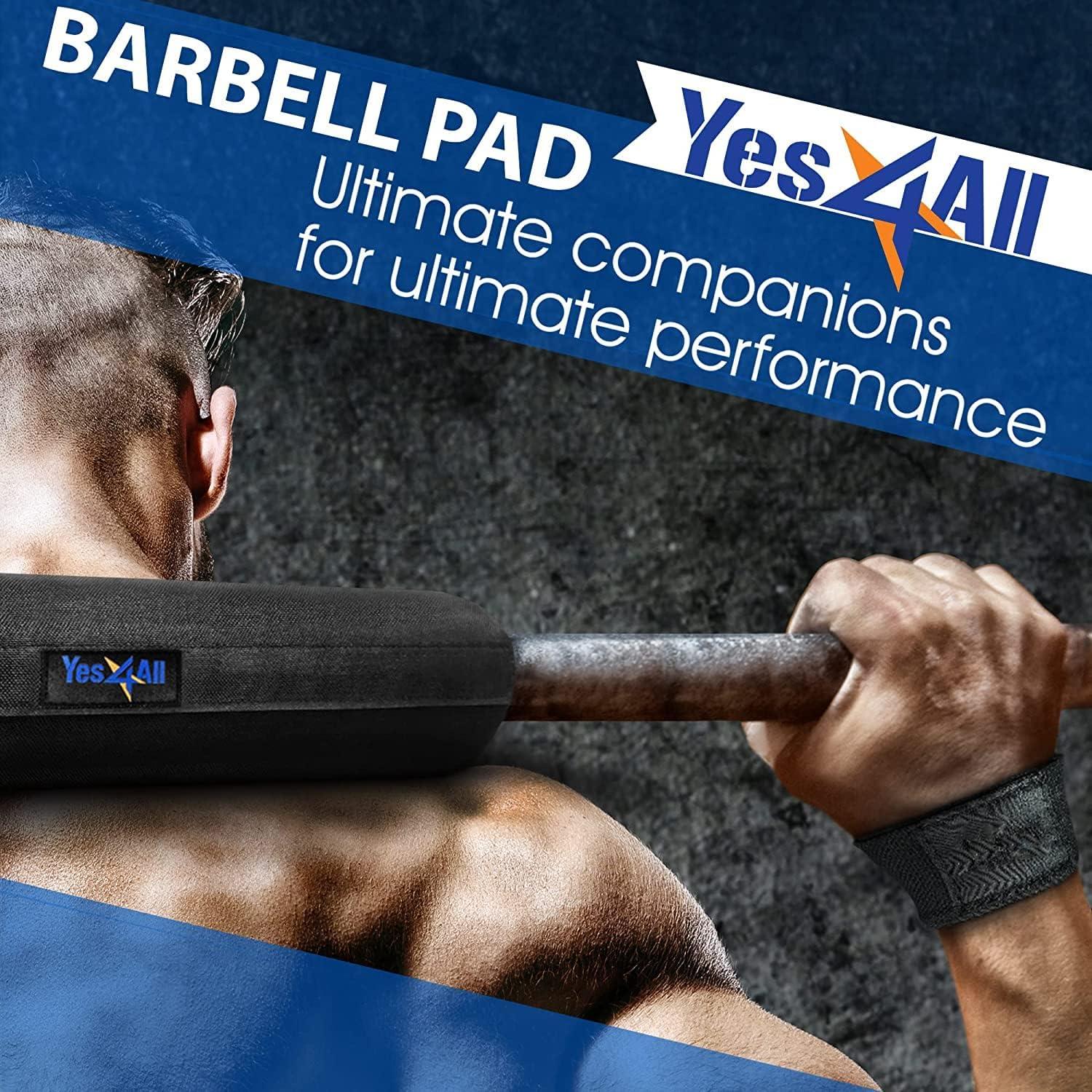 image:imageYes4All Ergonomic Foam Bar Pad Olympic Barbell Squat amp Neck Pad for Squats Hip Thrusts amp Weight Lifting BarB Bar Pad