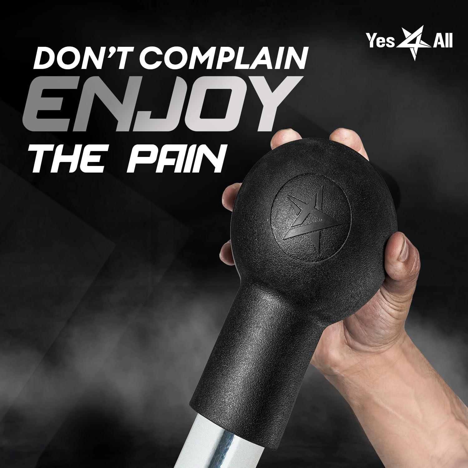 image:imageYes4All Exercise Machine Adjustable T Bar Row Attachment D Row HandleLandmine Handle Attachment with Textured Rubber HandlesH Barbell Bombs