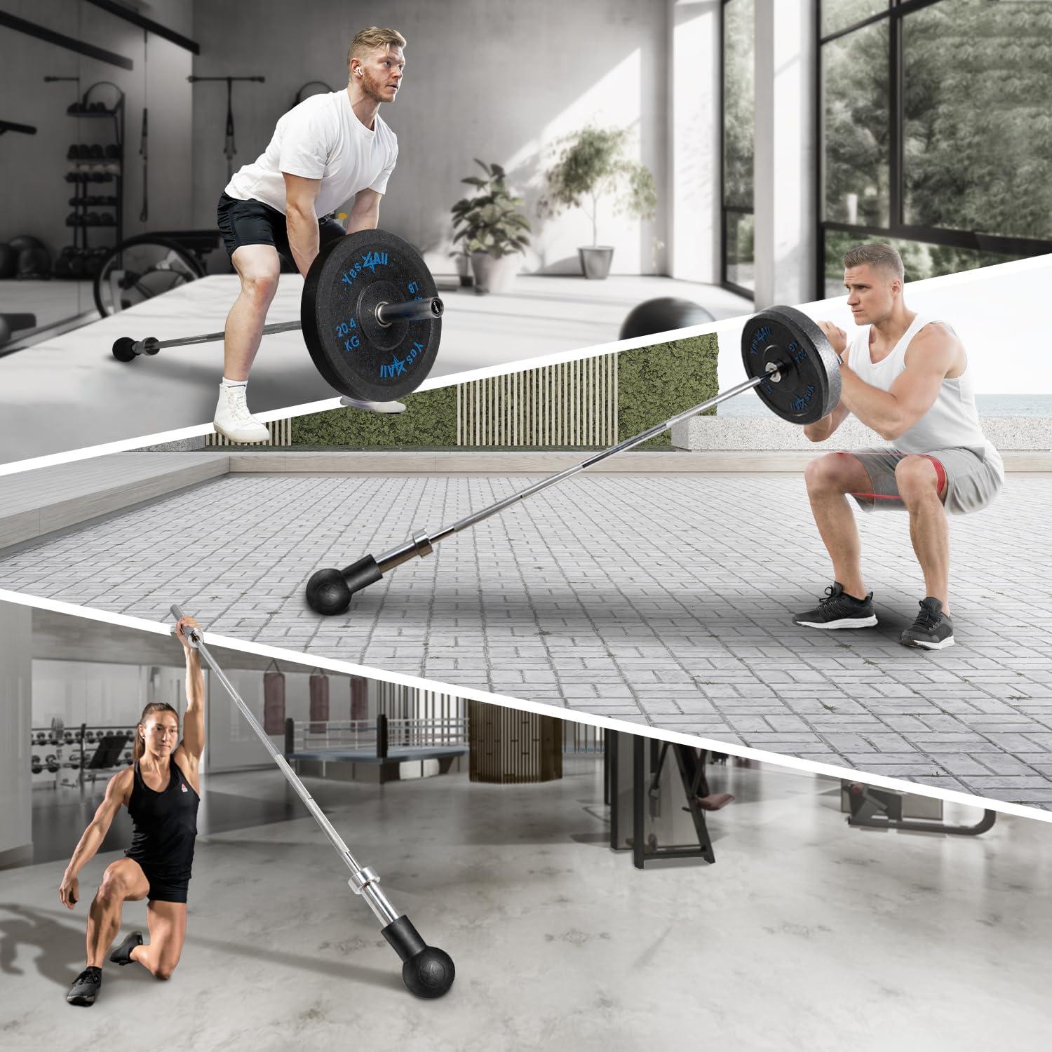 image:imageYes4All Exercise Machine Adjustable T Bar Row Attachment D Row HandleLandmine Handle Attachment with Textured Rubber HandlesH Barbell Bombs