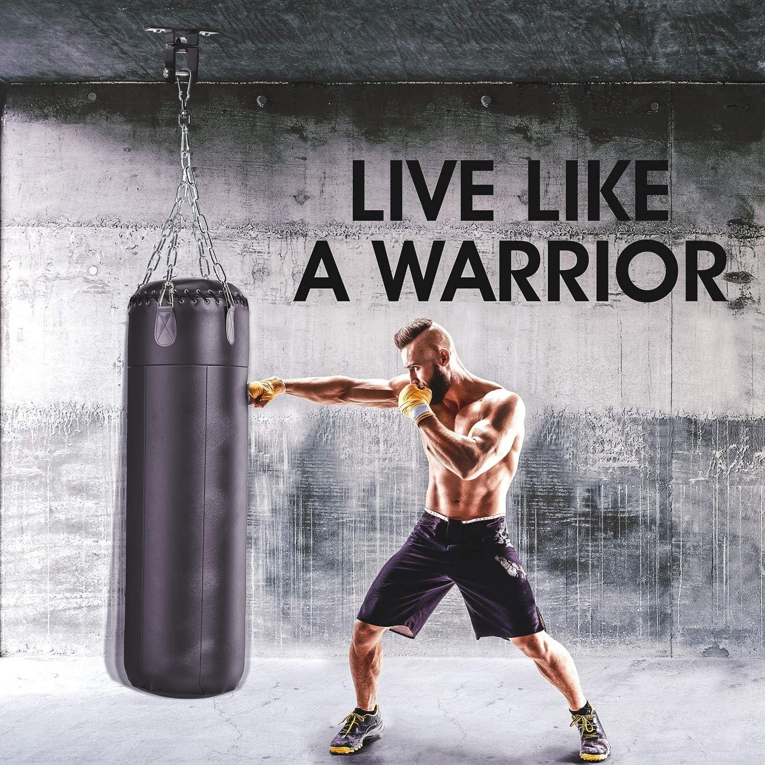 image:imageYes4All Heavy Mount for Punching Bag Hanger Ceiling Mount Wood Beam Holder for Muay Thai MMA Boxing Bags Workout Equipment Easy to use Fit Most Ceiling