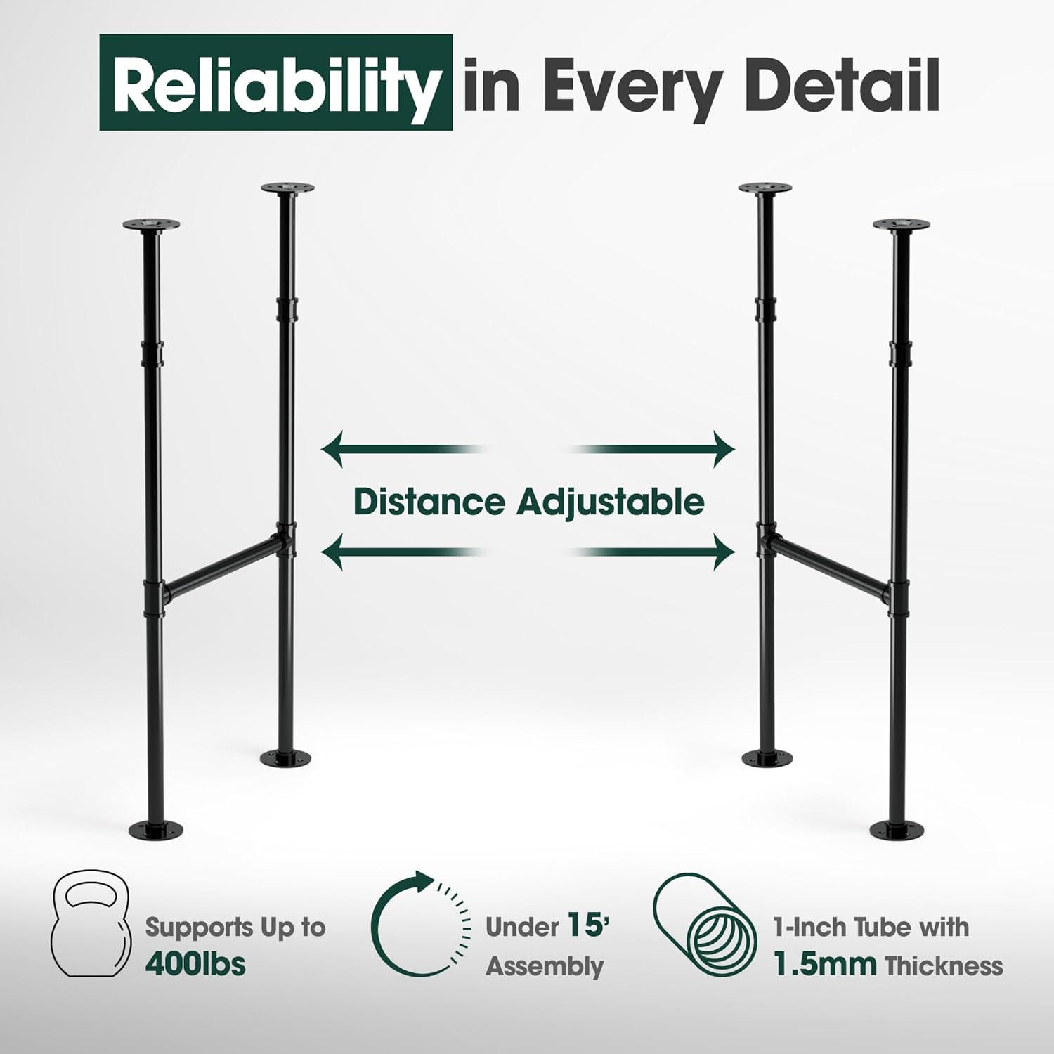 image:imageYes4All Metal Table Legs 28 inch Height with Adjustable Protector Levelers Zig Zag Heavy Duty Black Bear Up to 800lb Set of 2Hshape