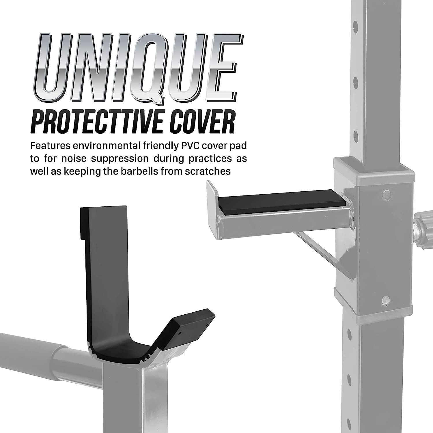 image:imageYes4All Squat Rack for Home Gym Adjustable Barbell Stand Rack MultiFunction Weight Lifting Dip Bar Station Bench Press Rack Stand Weight Plate Storage Capacity Up to 600LBSSquat Rack 500 lbs