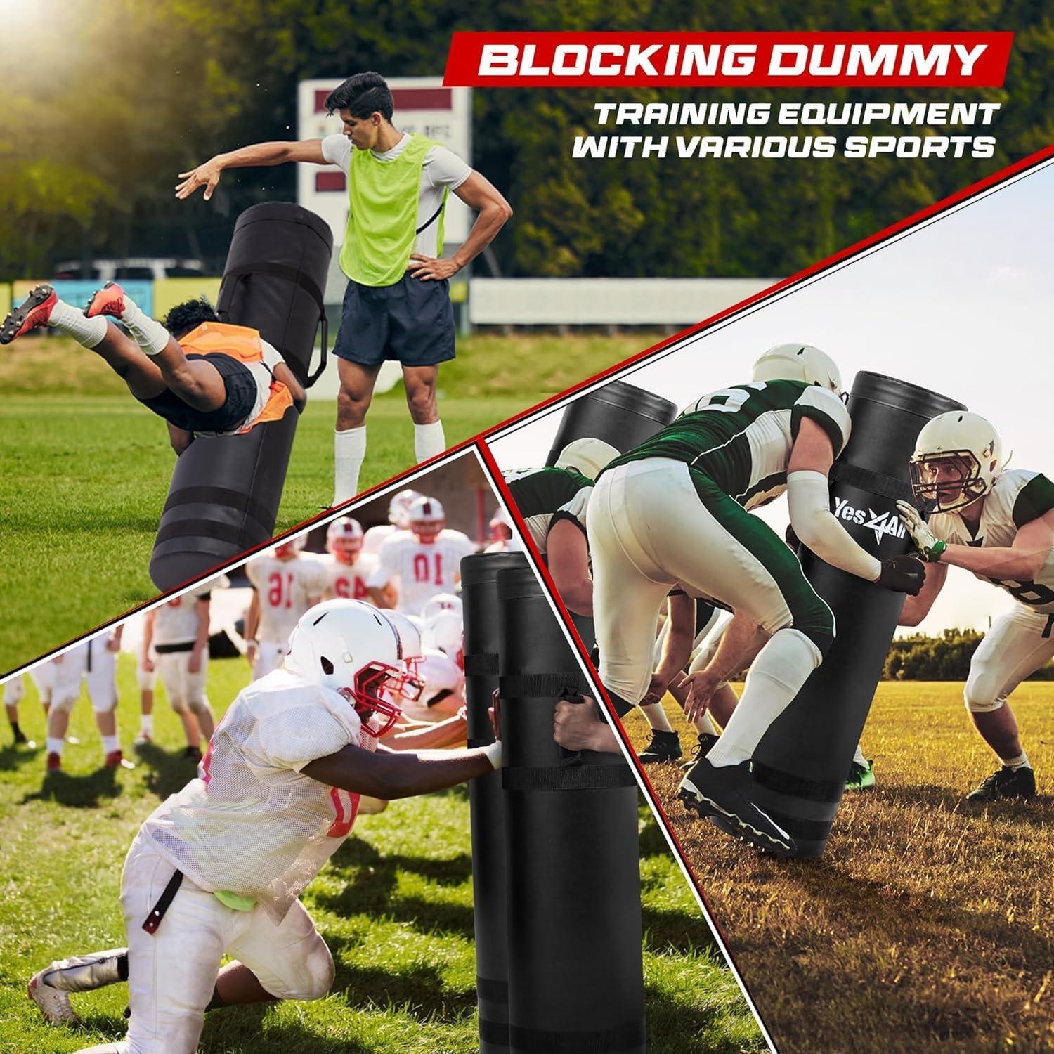 image:imageYes4All Tackling Dummies for Youngth Football 11lbs 20lbs Leather Block and Tackle Dummies for Contact Drills Martial Arts20LBS