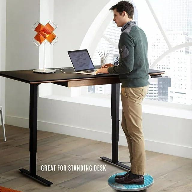 image:imageYes4All Upgraded Wobble Balance Board 1634 TPE Nonslip Stability Board for Home Gym Standing Desk