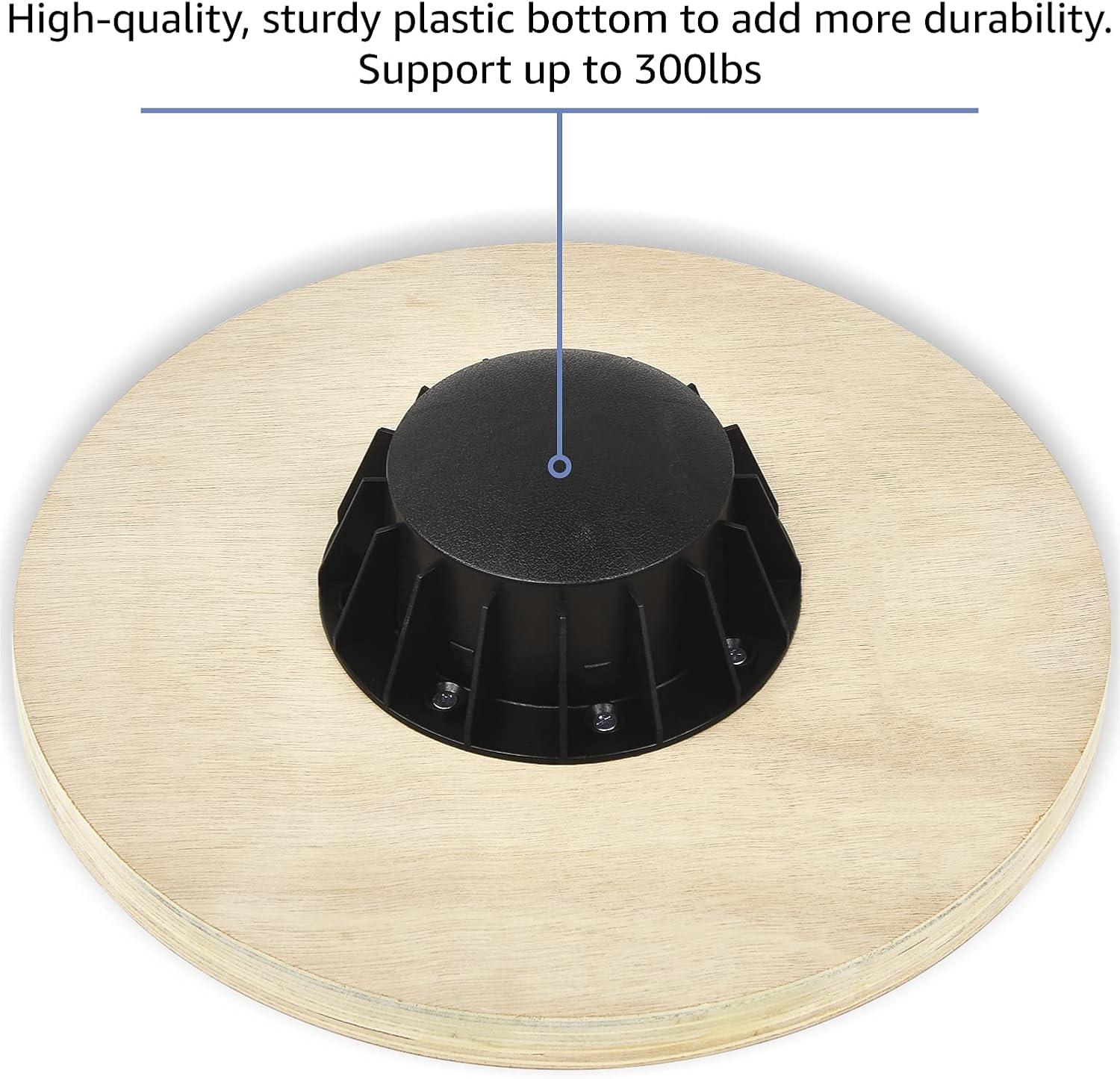 image:imageYes4All Versatile Wooden Wobble Balance Trainer Board with 360 Degree RotationF Wooden Balance Board Turquoise Cube