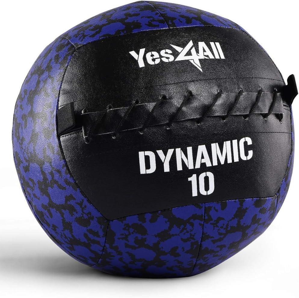image:imageYes4All Wall Ball Soft Leather Weighted Iron Sand Ball for Dynamic Multifunctional Exercise 6 LB 30 LBB Soft Surface Dynamic
